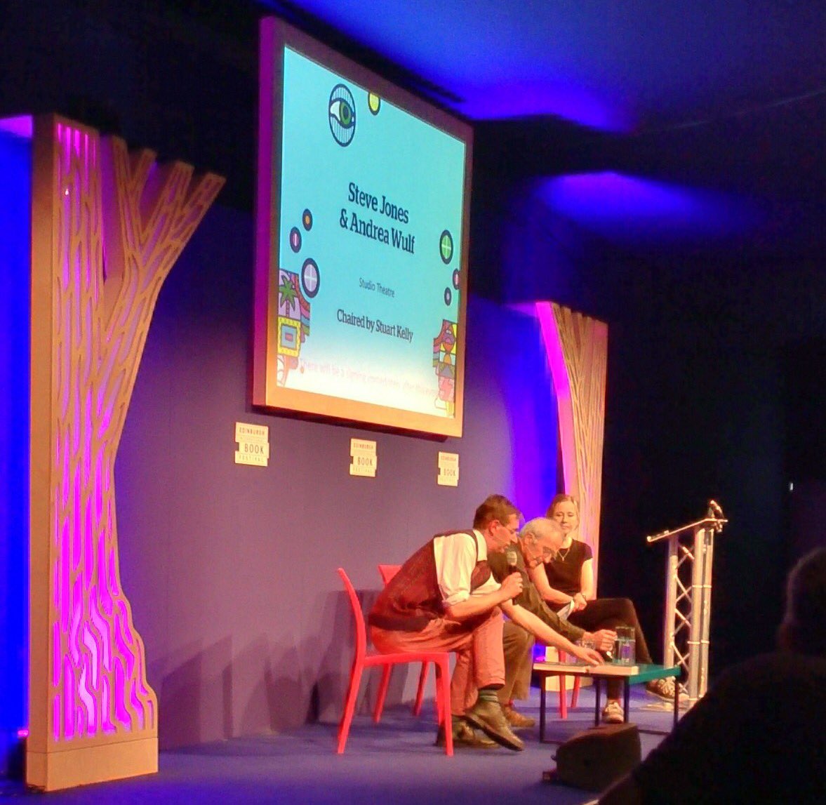 josemachado's tweet photo. #SteveJones #NoNeedForGeniuses & #AndreaWulf #TheInventionOfNature w #Humboldt expedition + #StuartKelly #edbookfest https://t.co/FvN9ISQTkB