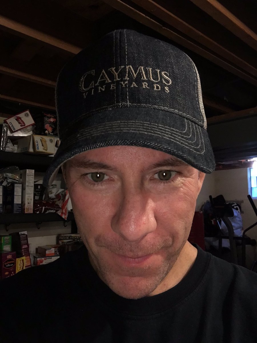 tom_eamoncap's tweet image. He wears proper head protection as he preps for our annual crush in the "cellar" @caymuscab @pgeinzer