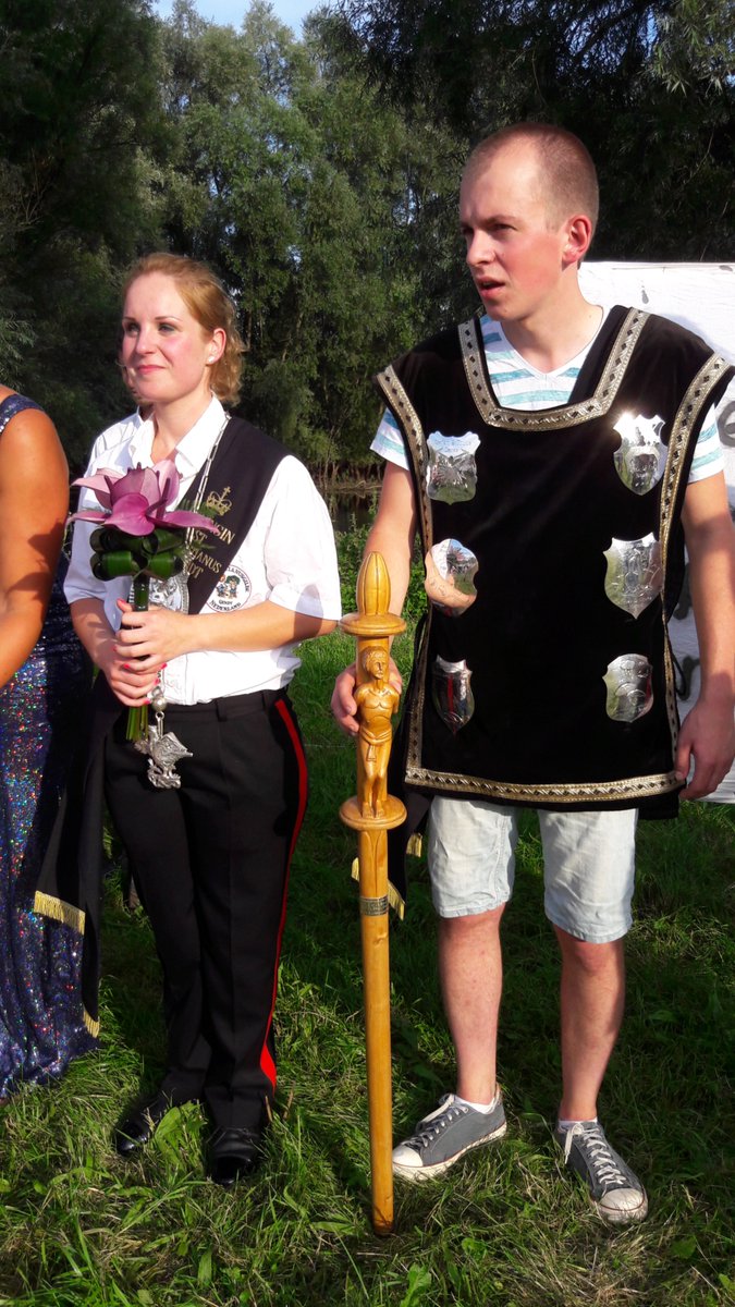 Historisch moment bij St.Sebastianus. Sebastianus Gendt. Renske Nienhaus Koningin.