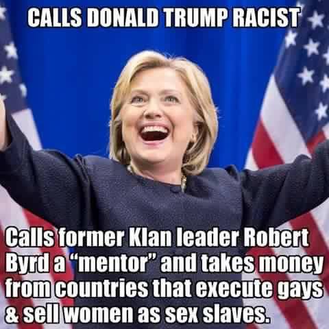 JohnnySurfDoggy's tweet photo. @HillaryClinton is a racist @MiceeMouse @PoliticalKathy @truenorth_eh @VickyBrush @LaraLeaTrump @PoliticalKathy https://t.co/6QMsCVhf5d