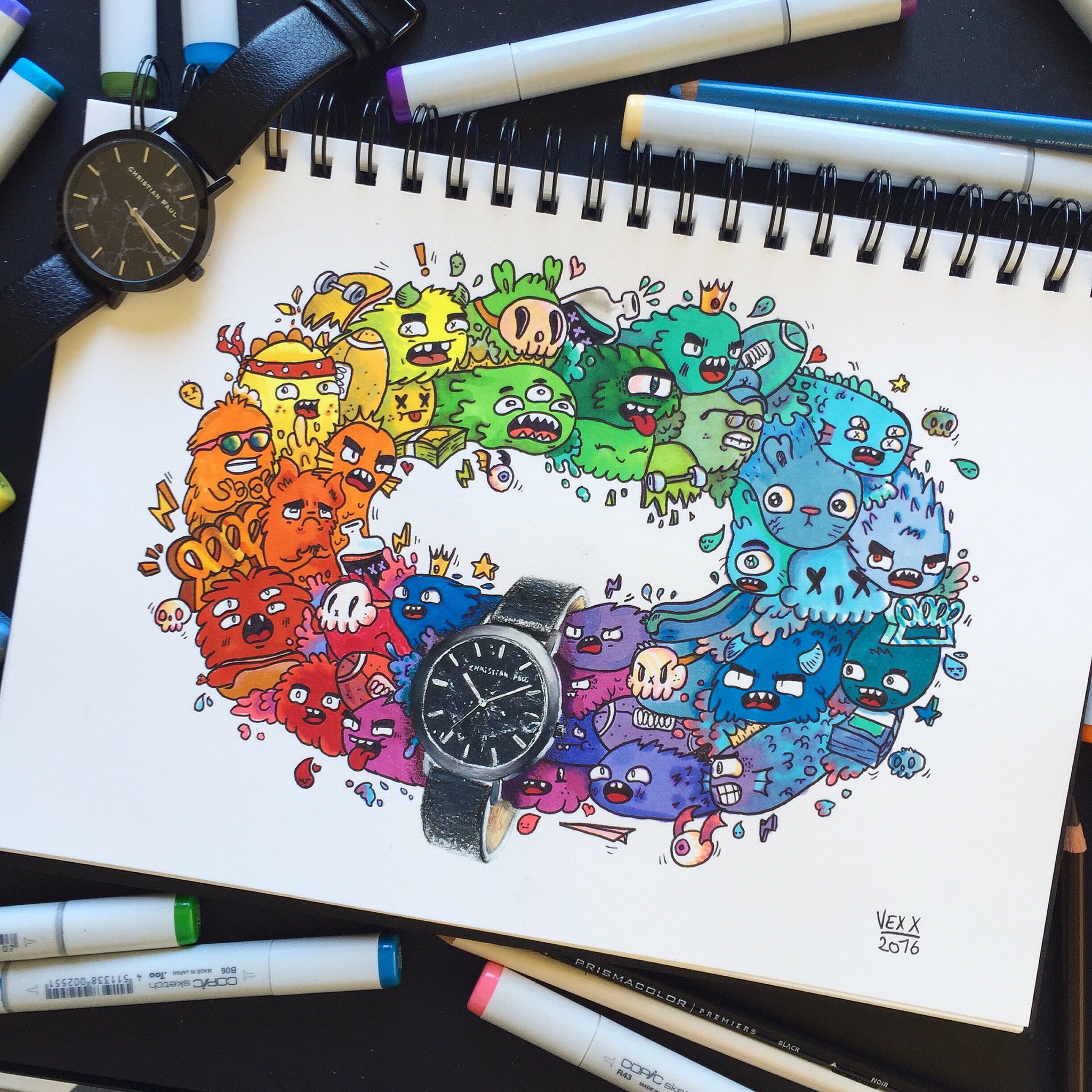 Vexx on Twitter: "Rainbow Doodles 😂🎉 Thanks for the ...