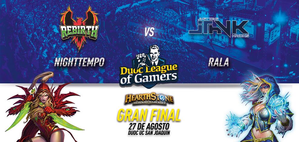 BlizzLatAm's tweet photo. ¡RalA se enfrenta a NightTempo en la final de Hearthstone de #DLG2016! Sigue la transmisión: https://t.co/lVX4OB0PK6 https://t.co/oImccCQjHQ