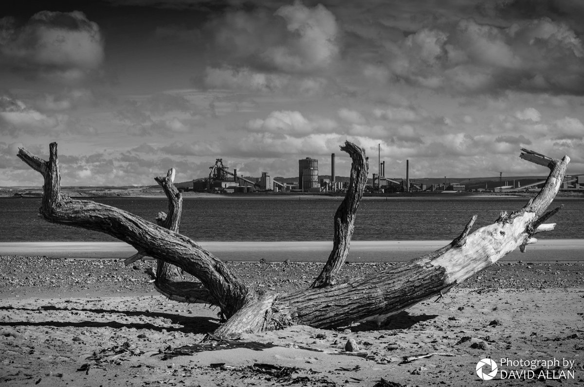 View from the North Gare across the Tees to the redundant Redcar steelworks... <a href="/HartlepoolWeb/">This is Hartlepool</a> <a href="/SeatonCarew/">Seaton Carew</a>