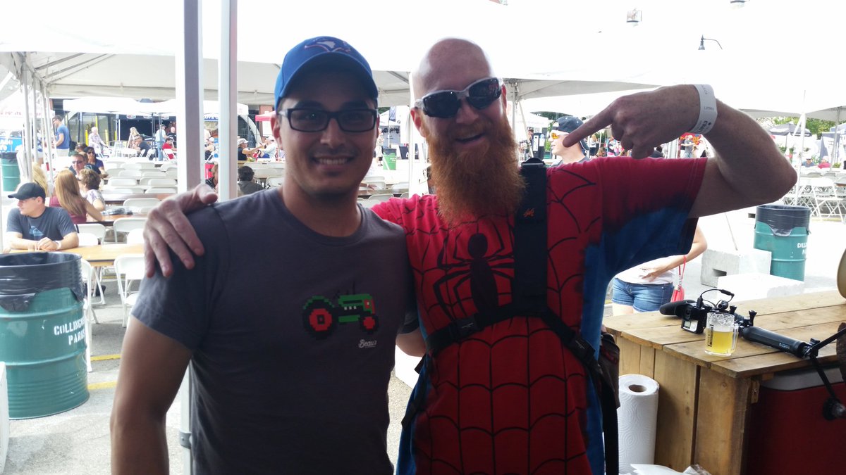 Tristan wearing the BEST shirt!
@beausallnatural #CollingwoodBeerFest