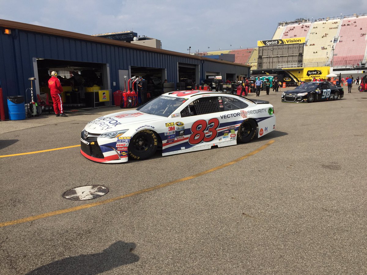 VectorSecurity's tweet image. One sharp looking car! #83 @mattdracing @BKRacing_2383 #VectorSecurity