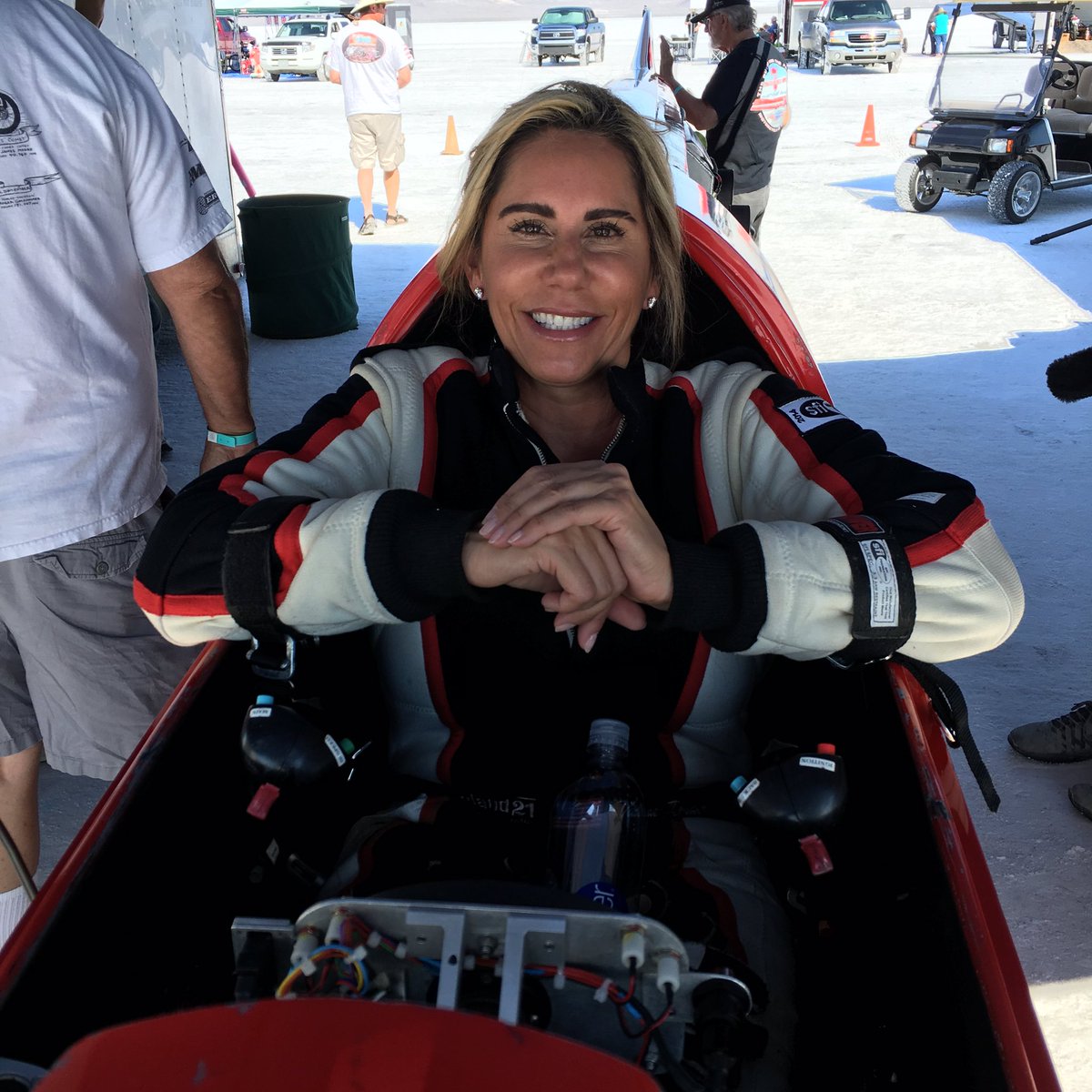 ValerieThompson's tweet image. Just went thru my bailout procedures w/tech inspectors!All race gear passed!! @SchuberthHelmet @Stand21NA #Autopower