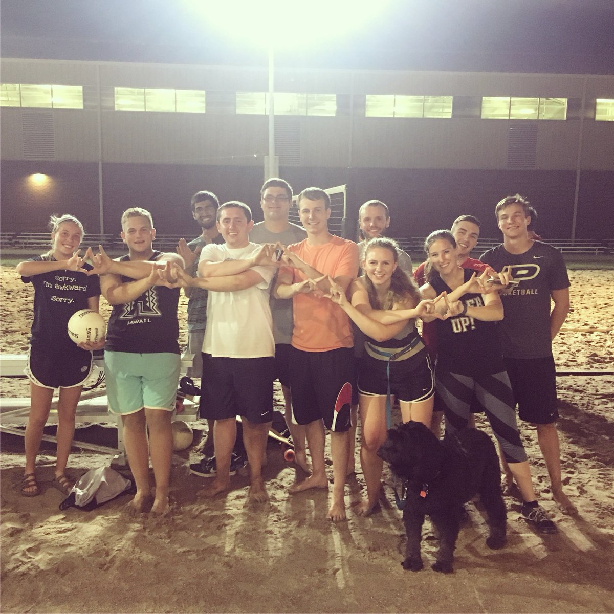 We sport sometimes. Go ΣΑ! Go ΦΚΤ!