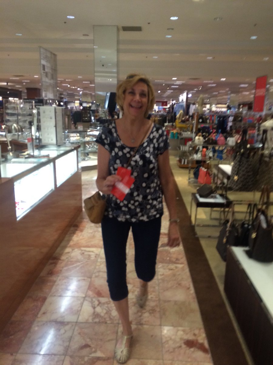 That's one happy customer <a href="/Macys/">Macy's</a> Great Northern Mall #ShoppingForACause to give all babies a fighting chance! #MOD