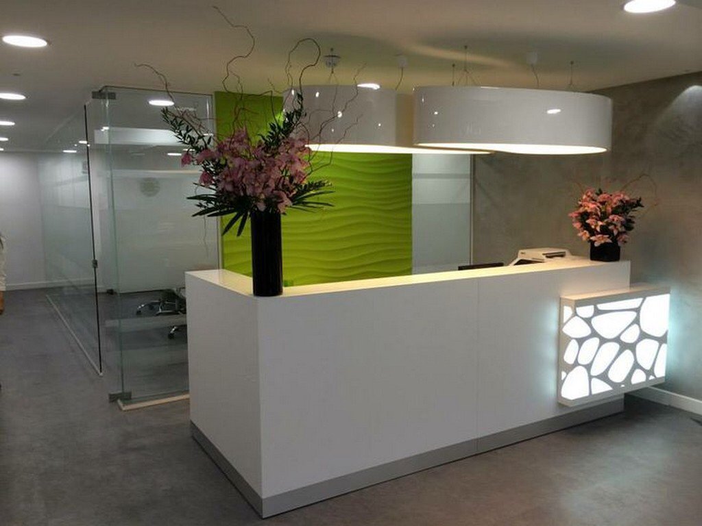 Se Make Furniture, Laminate Reception Desk For Contemporary Office.