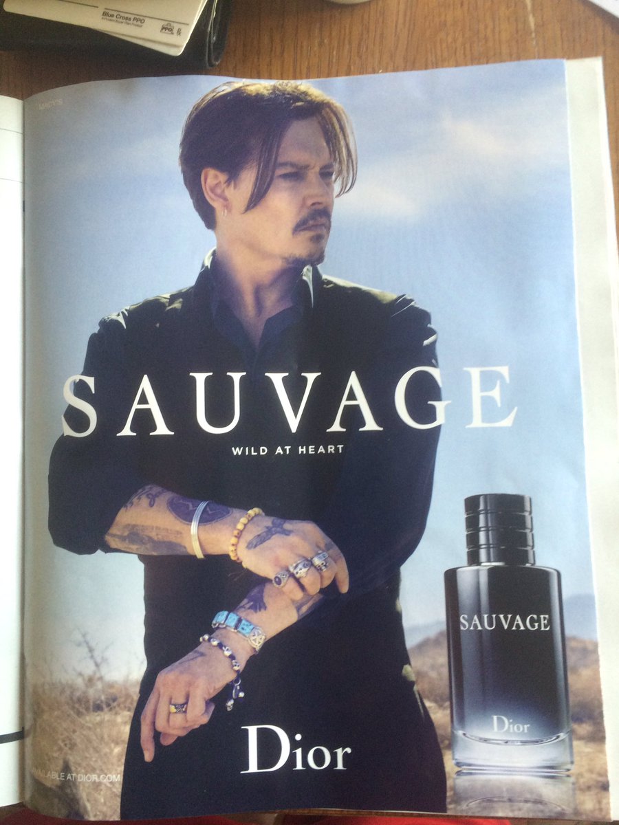 johnny depp parfum dior