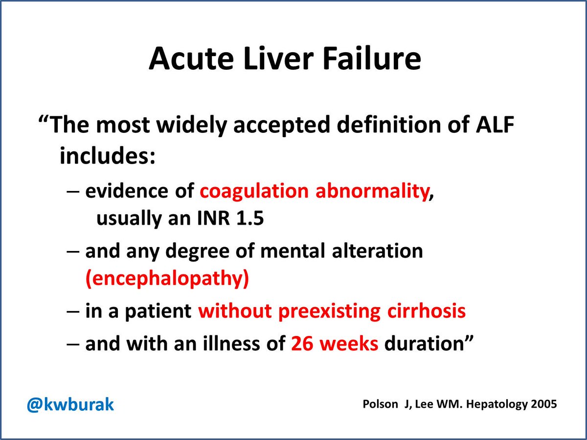 Kelly Warren Burak on Twitter: "Acute liver failure is the most ...