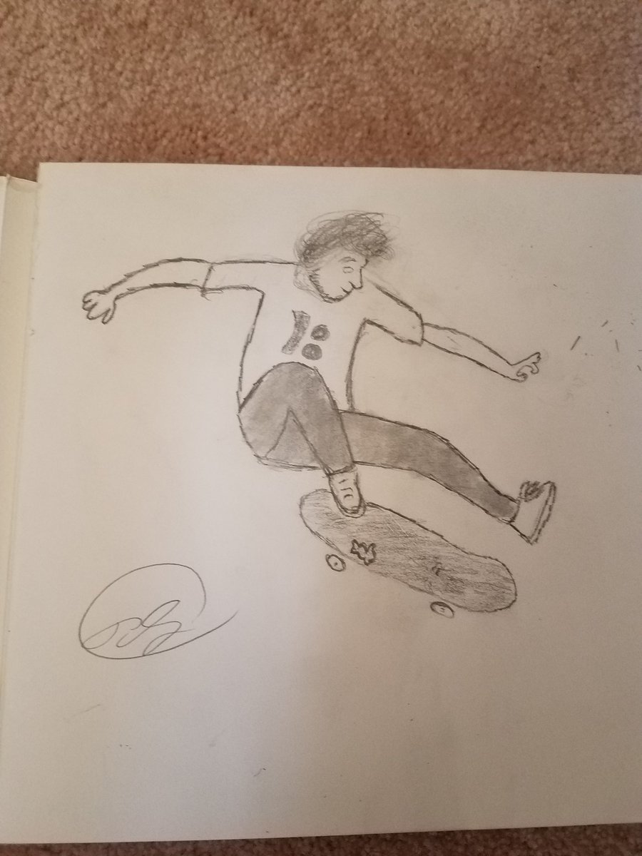 _troygundle_'s tweet photo. Quick drawing of @ToreyPudwill #kickflip https://t.co/EV08VPseLI