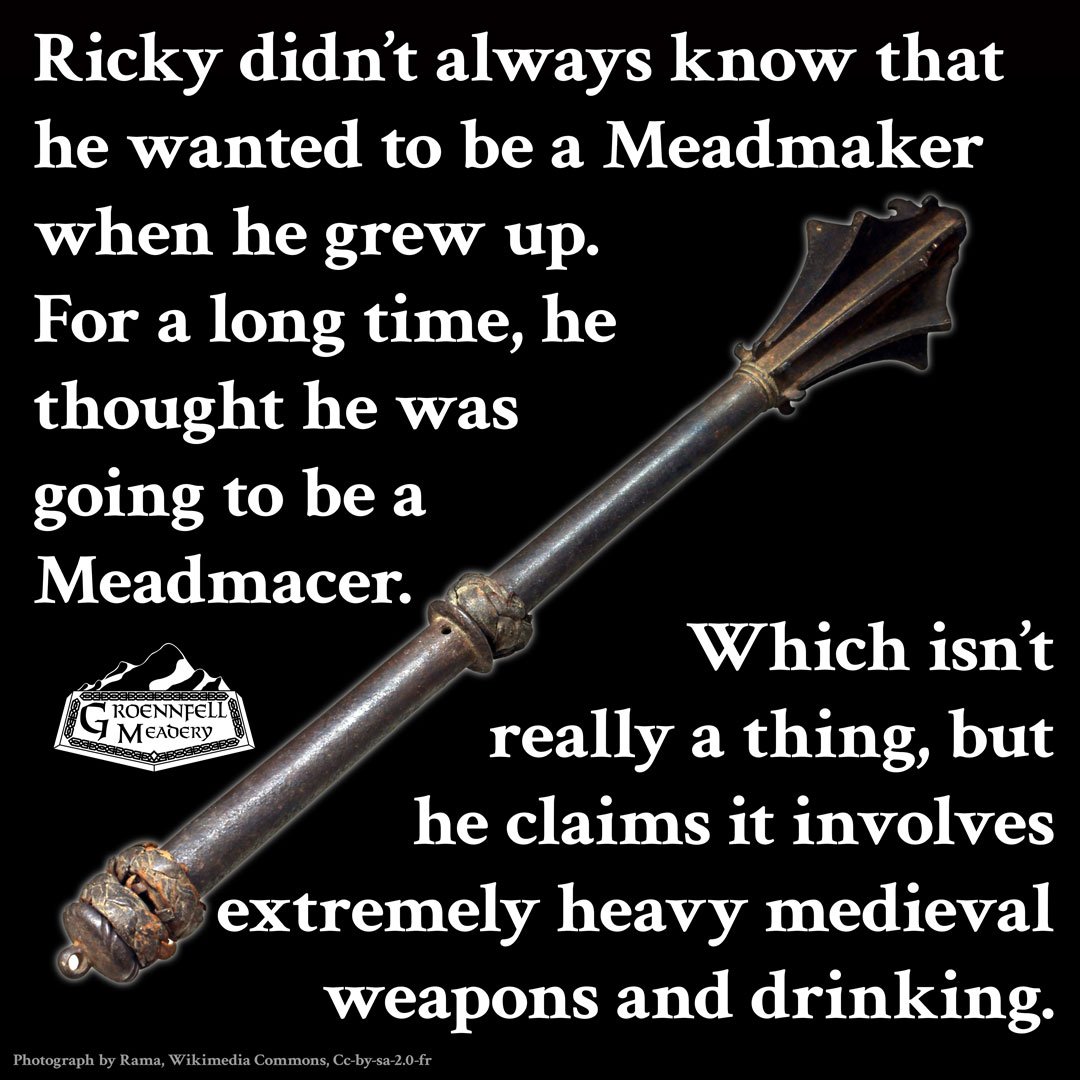 Here's your Thursday #FunFact! <a href="/TheMeadmaker/">Ricky the Meadmaker</a>