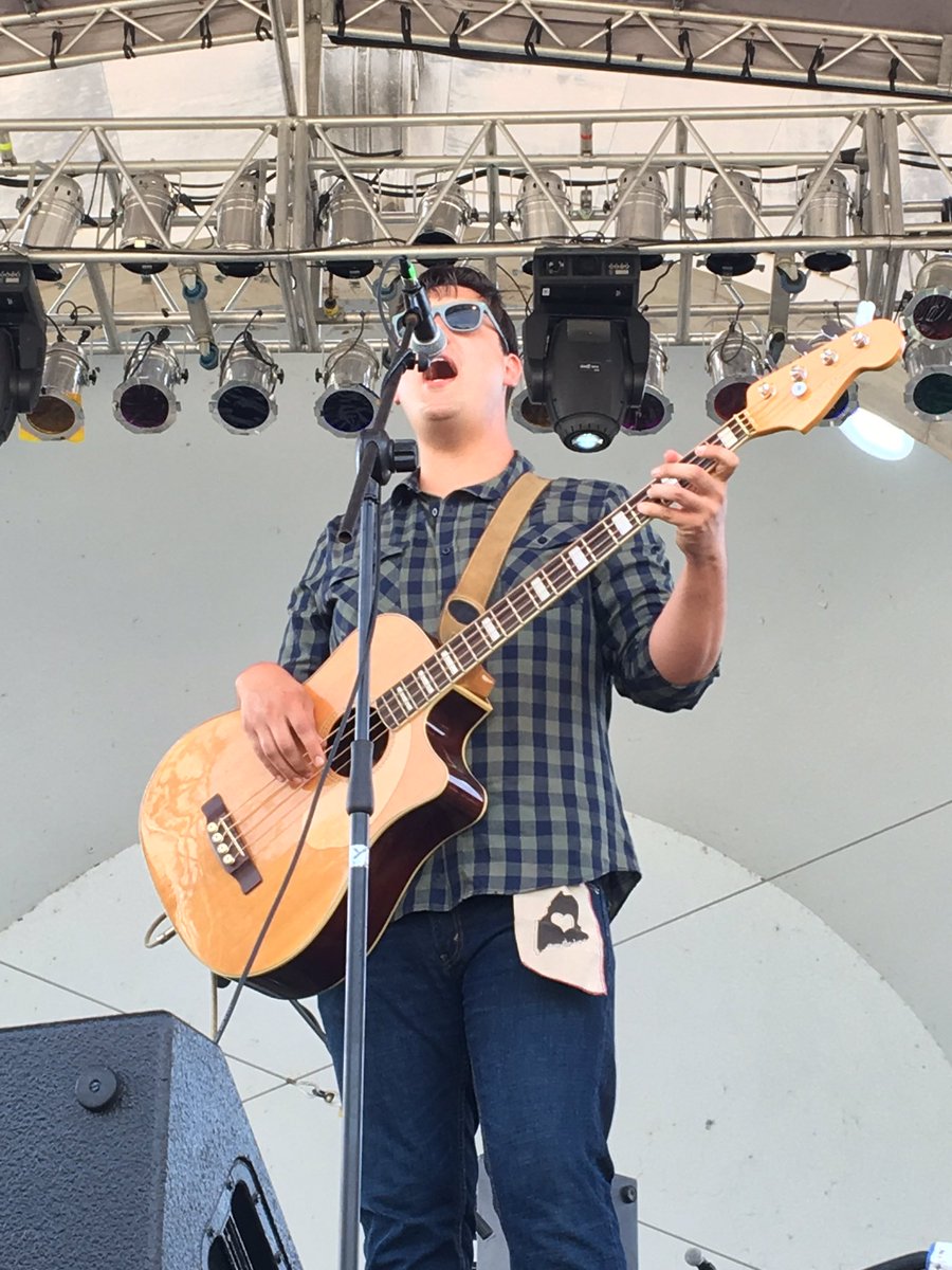 RiverRootsLive's tweet photo. The homies from The Ghost of Paul Revere are on the main stage NOW! https://t.co/2qK9v9swdJ