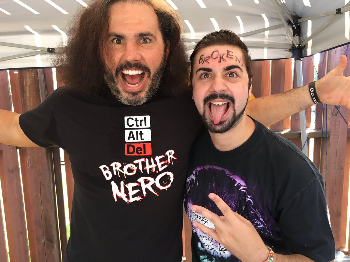 MATTHARDYBRAND's tweet photo. The #BROKEN brotherhood is feverishly multiplying.
#MarkOfTheBEST https://t.co/ovxpsILpsG