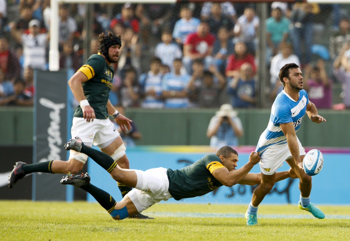 Springboks's tweet photo. Springboks can't hold on in Salta, lose 26-24 against @unionargentina Well done to Pumas in winning this one. https://t.co/SrwJR5nYhy