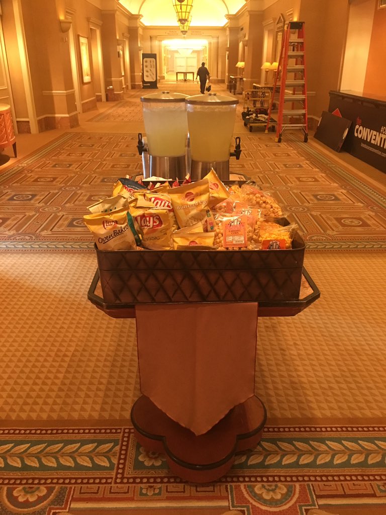 BrandSourceConv's tweet photo. Stop by registration and grab your badge and a snack! https://t.co/LLcCDaBa4U