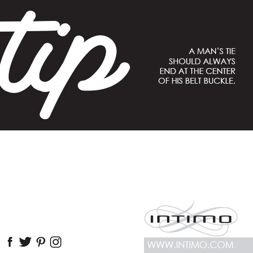 WearIntimo's tweet image. Having a tie that’s too short or too long, can make a man look incompetent. #IntimoTips