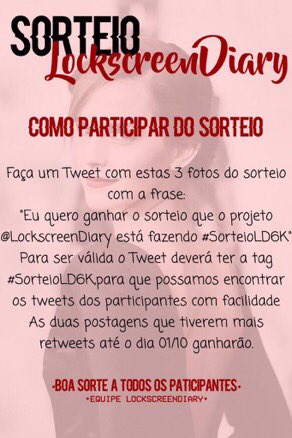 onedfeat3ddy's tweet image. Eu quero ganhar o sorteio que o projeto @LockscreenDiary está fazendo #SorteioLD6K