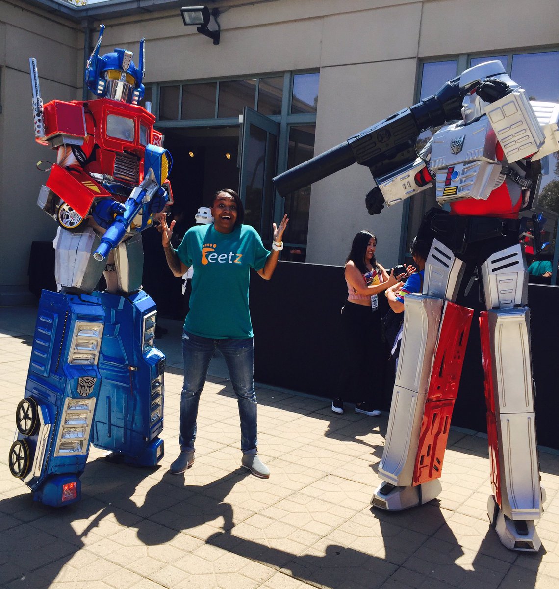 FeetzShoes's tweet image. We&apos;re Transforming your Shoes #NerdCon2016