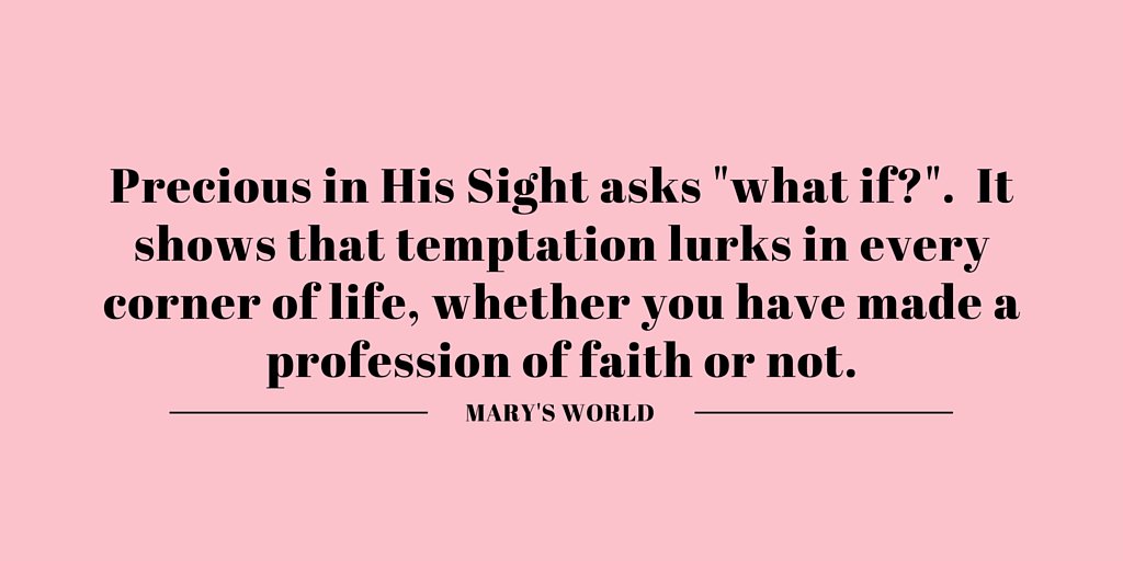 Precious in His Sight asks "what if?".   bit.ly/29KdqMj