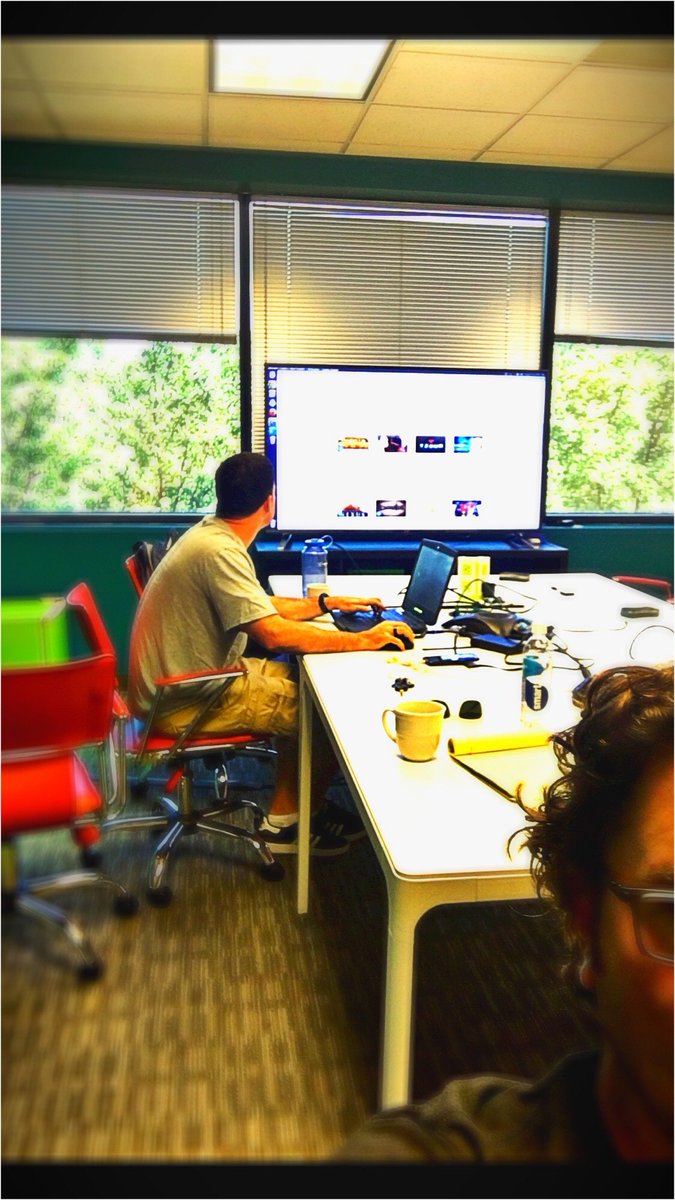bigboxofmagic's tweet photo. Master Jedi @sdoherty13 coding, posting, gif'ing...#bigboxofmagic https://t.co/ox9IXCJklG