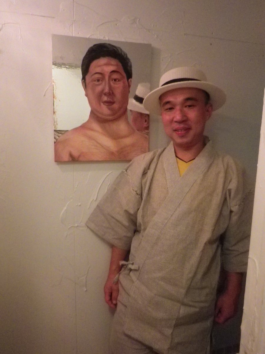 ひ、〇〇〇〇ちゃんらしき人の個展の、お、お、お写真?! ひ、〇〇〇〇ちゃんらしき人の個展の、お、お、お写真?!