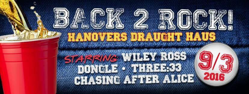 HanoversAustin's tweet photo. #Three33 is Back 2 Rock our stage Sat. (9/3) at 9:30 pm. with #WileyRoss #Dongle &amp; @chasingaa NO COVER #pville https://t.co/7syGVb8Wes