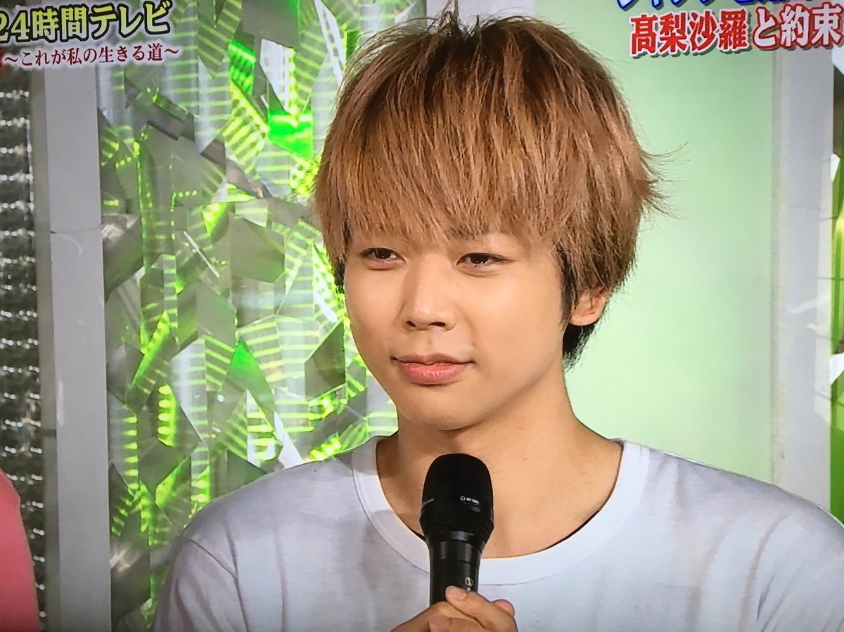 こなす ﾟ なんて優しいお顔なんだろ ２枚だけパチリしました がんばれまっすー がんばれnews 24時間テレビ39 増田貴久 News
