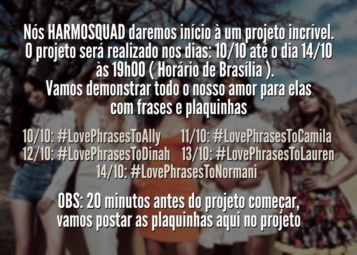 weharmosquad's tweet photo. 🌻💛 Participe conosco / Join with us 💛🌻 https://t.co/m2xDTauF01