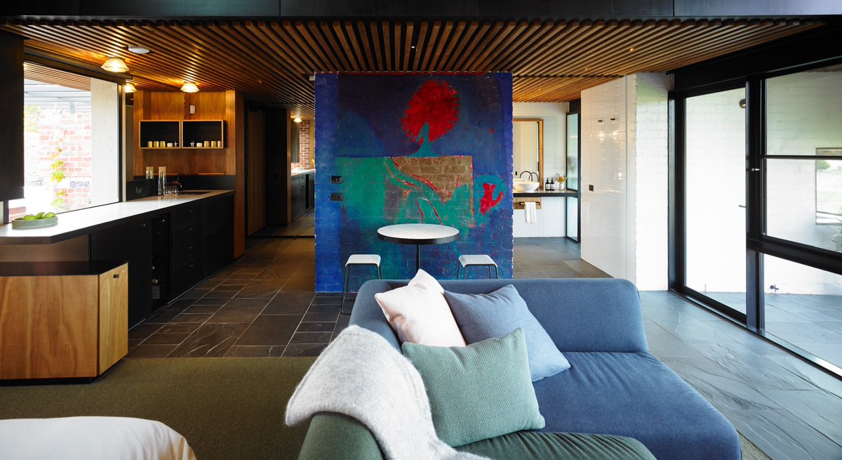 BraeRestaurant's tweet photo. Luxury meets sustainability in Brae's guest suites, by @SixDegreesArchi. https://t.co/yNQXYf4OjK