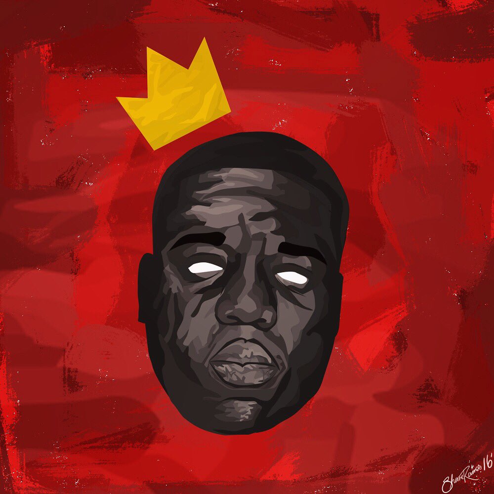 TheShaneRamos_'s tweet image. The Notorious B.I.G Illustration.