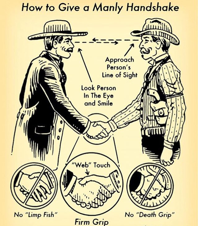 "<a href="/ThePowerfulPics/">Guide For Guys</a>: How to Give a Manly Handshake "