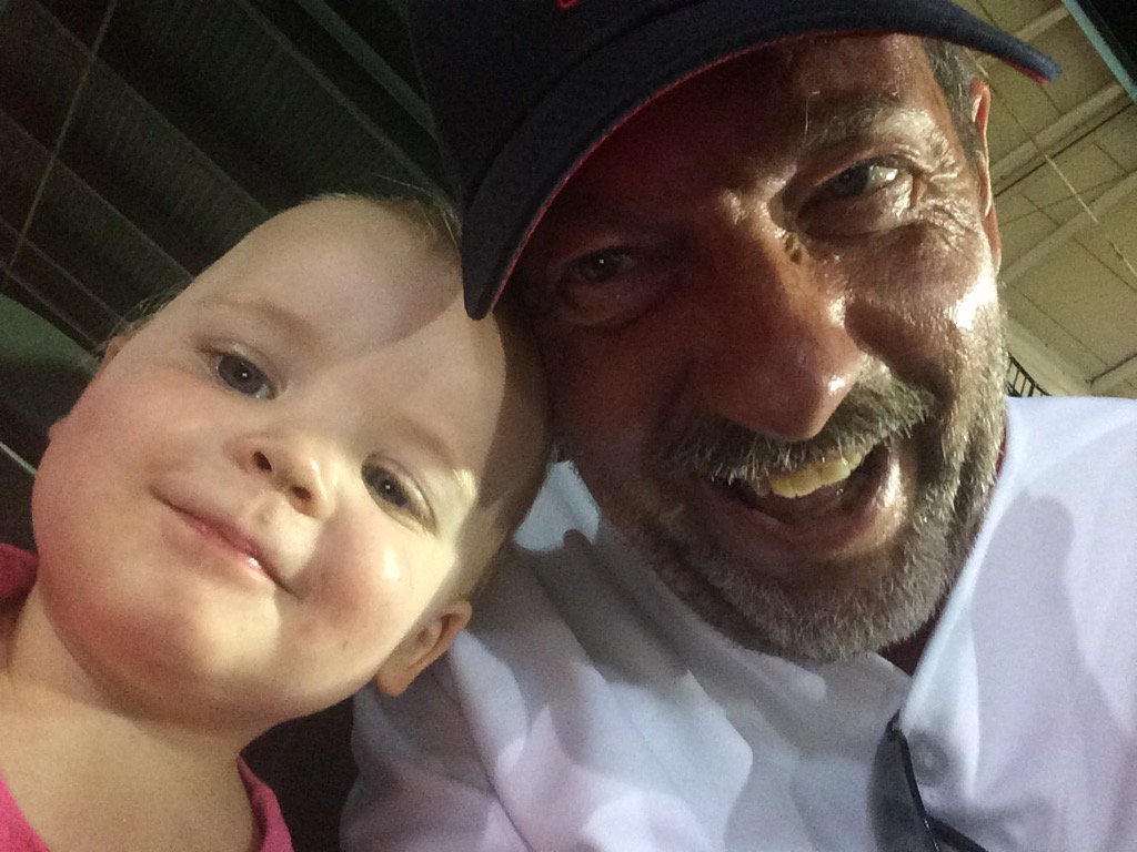 jplevka's tweet photo. A cute kid and her "Paw pop" enjoying @peoriachiefs on a lovely evening at #TheDoze #LifeIsGood https://t.co/XUIQ21HOoT