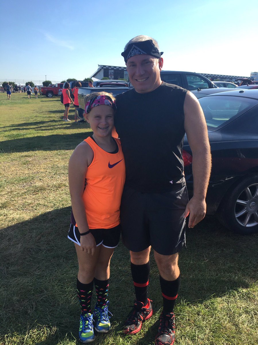 pburrell's tweet photo. Our first obstacle course race together. She was fantastic! #WarriorNation https://t.co/iyxUmeruLQ