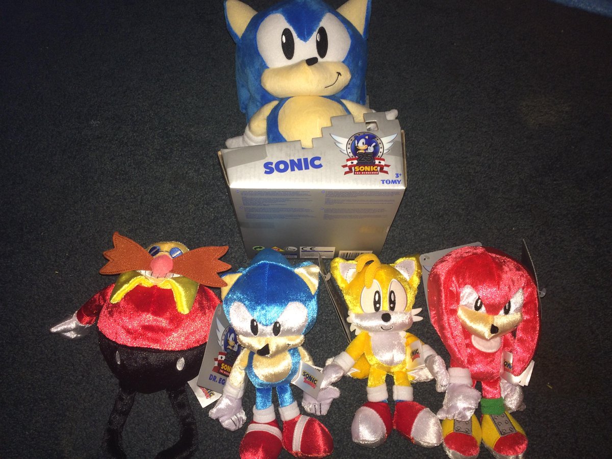 Patmac After Months Of Waiting The Day Has Finally Come The Complete Tomy 25th Anniversary Sonic Plush Collection