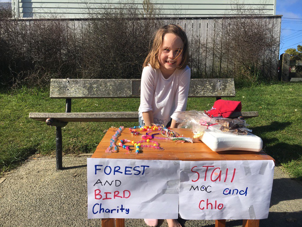 Passionate conservationist raising some cash for <a href="/Forest_and_Bird/">Forest & Bird</a>! Go chlo!