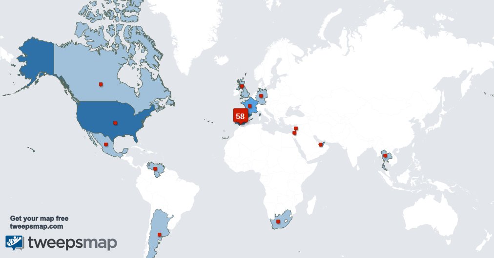 3d2e's tweet image. Mis seguidores viven en España(50%),Estados Unidos(9%),Francia(7%) y más tweepsmap.com/!3d2e