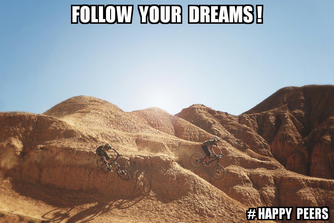 HappyPeers's tweet photo. Dream on ! #motivation #mountainbike #yoga  #gym #workout #fitness #hiking  #health #nature #dirtbike  #love #cliff https://t.co/xV6EVmQTz2