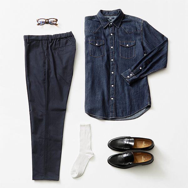 ユニクロ Twitterissa シンプルな着こなしにセンスを感じる メンズカジュアルシャツで秋のスタイリング 定番の オックスフォードシャツ とこだわりの デニムウエスタンシャツ T Co 9wkwyguj3i