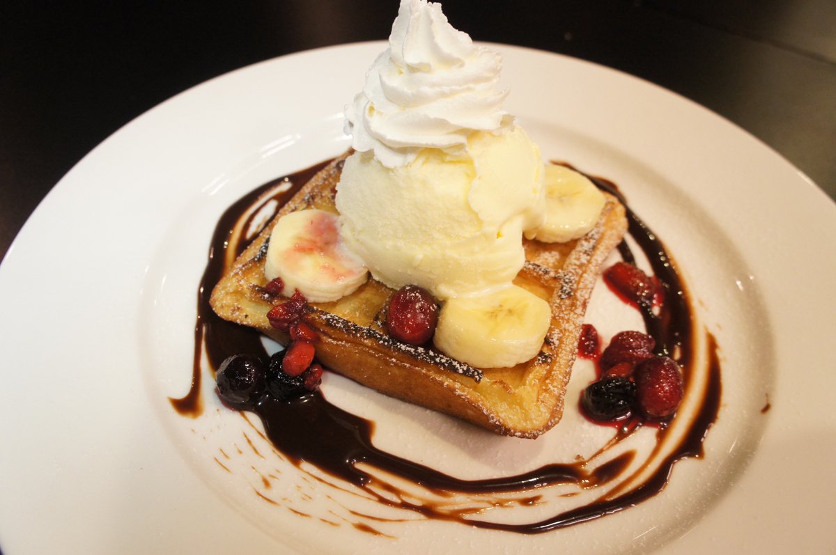 ベルギーワッフル〜チョコソース〜