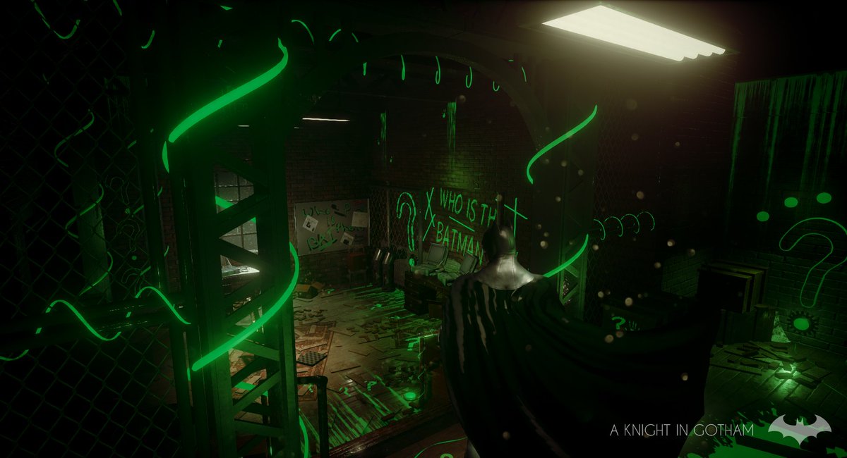 GerardLavery's tweet image. "A Knight In Gotham" created by myself and @GordonT_Sco  over the weekend using @UnrealEngine #gamedev #Batman