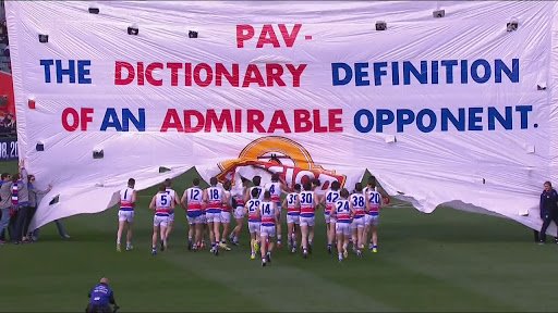 Pav Bloke Dogs Banner Crack Thankspav Aflfreodogs Tab Scoopnest