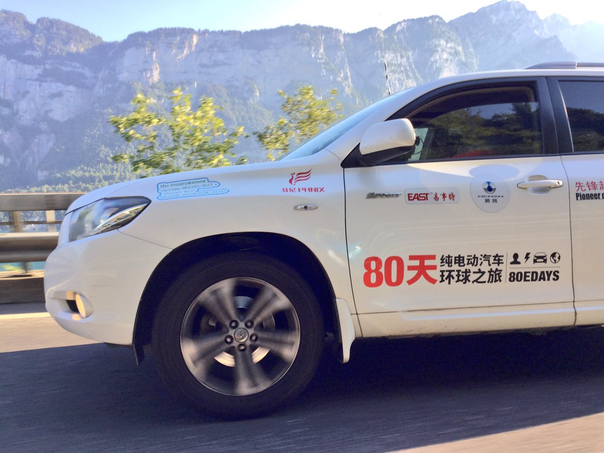 We have got a new follower since this morning - It is the Chinese team doing the video documentary about 80edays