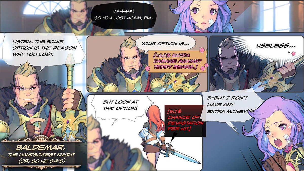 NxM_HIT's tweet photo. There are some VICTORIES gold can’t buy…but for everything else there’s 1337 skills! #HITComics https://t.co/Mvn9GOEDNS