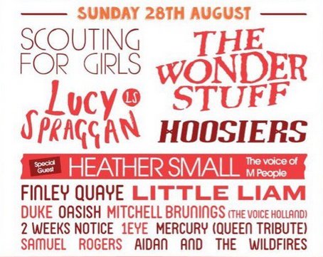 TODAY! 😎
<a href="/SummerSolihull/">Solihull Summer Fest</a> Festival ft <a href="/Scouting4Girls/">Scouting For Girls</a> + <a href="/thehoosiersuk/">The Hoosiers</a> + <a href="/lspraggan/">Lucy Spraggan</a> 28 Aug!  >whatsonlive.co.uk/birmingham/eve…