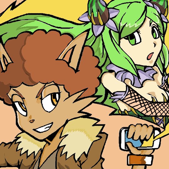 ひろの助さんに頼まれてた絵、完成です! 