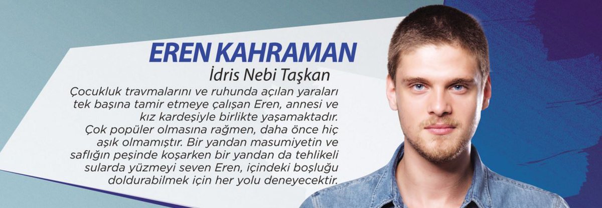 #Arkadaşlarİyidir'in karakterlerini tanıyalım... Eren Kahraman:  Çok popüler olmasına rağmen hiç aşık olmamıştır.