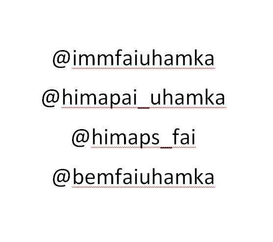 Assalamualaikum utk mhsisw baru Fakultas Agama Islam mengenai info Pekan Ta'aruf silahkan cek media social twitter: