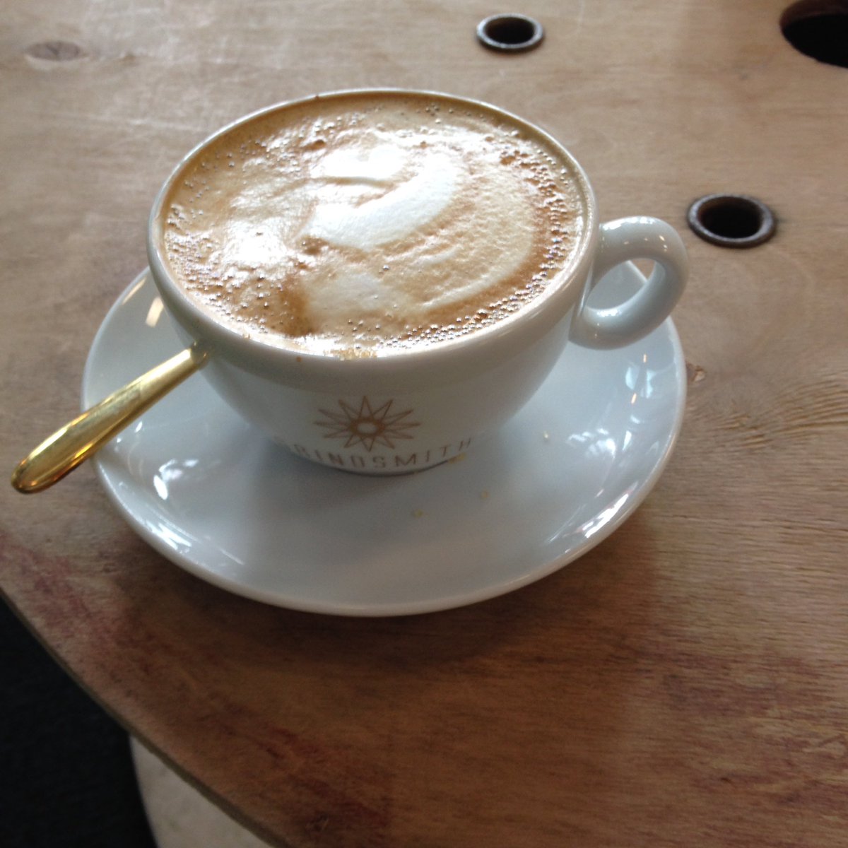 Getting my caffeine fix @Grindsmith_GN #likeithot #coffee